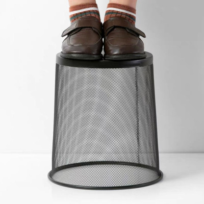 SỌT RÁC LƯỚI ĐEN INOX SƠN TĨNH ĐIỆN DÙNG CHO GIA ĐÌNH, VĂN PHÒNG