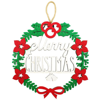 Bảng Gỗ Treo Tường Trang Trí Giáng Sinh - Bách Mộc - Noel Hoa