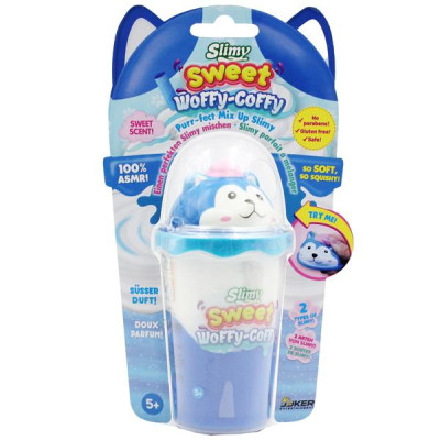 Slimy Cà Phê Woffy - Coffy Với Squishy Dẻo Mới Lạ - Slimy 33529/BL - Màu Xanh Dương
