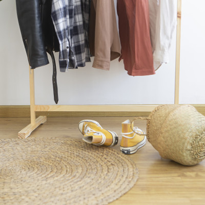 GIÁ TREO QUẦN ÁO THANH ĐƠN HÀN QUỐC SIZE S - SINGLE HANGER SIZE S