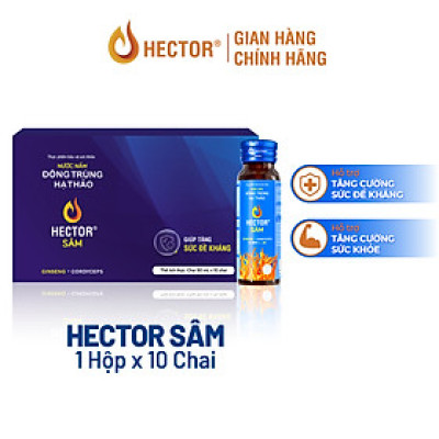 Nước Nấm Đông Trùng Hạ Thảo HECTOR Sâm tăng cường đề kháng, bồi bổ cơ thể