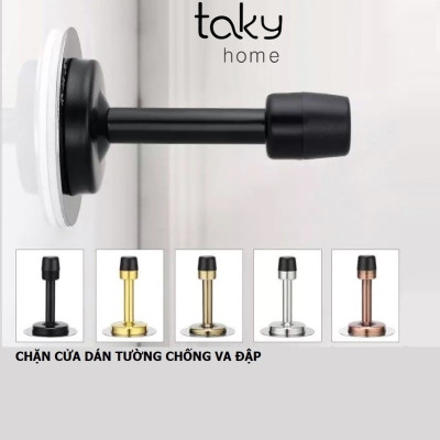 Chặn Cửa Chống Va Đập Cho Phòng Tắm, Chặn Cửa Dán Tường Phù Hợp Phòng Tắm Có Mặt Sàn Nhiều Nước, Sử Dụng Miếng 3M Siêu Chắc, Chặn Cửa Đa Năng, Chặn Cửa Phòng. TakyHome 1500