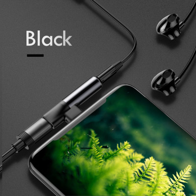 Cáp chuyển Baseus L41  Type C sang Audio 3.5mm và Type C- Hàng chính hãng