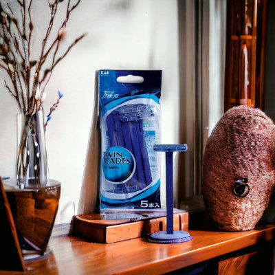 Dao Cạo Râu 2 Lưỡi Kép Kai 12532 - Besty BSTX-2PF2 (Set 5 cây)