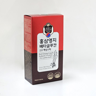 Nhân Sâm Linh Chi Kết Hợp Hoạt Chất Beta Glucan 2.0 Extract 5 Gói Lẻ