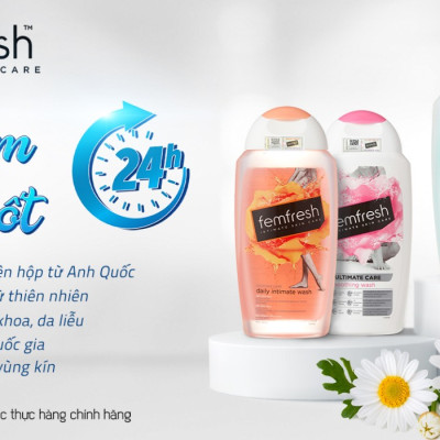 Dung dịch vệ sinh phụ nữ cao cấp Femfresh Daily Intimate Wash 250ml