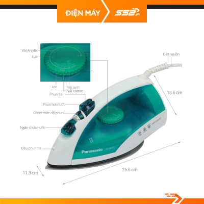 Bàn Ủi Hơi Nước Panasonic PABU-NI-E410TMRA - Hàng chính hãng