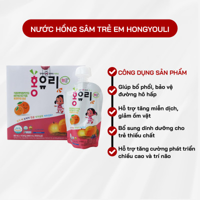 Nước Hồng Sâm Trẻ Em Hongyouli