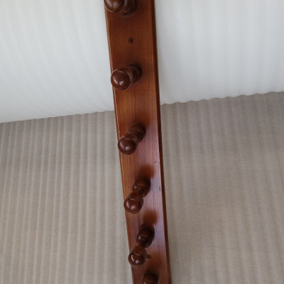 Giá treo quần áo gỗ N H home 6 móc màu nâu đậm 