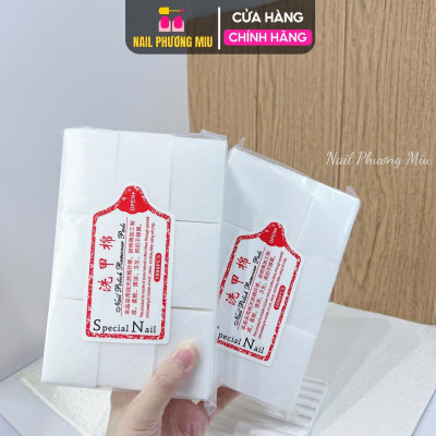 Combo 3 Túi Giấy Lau Gel Nail 1000 Tờ Cao Cấp Không Đổ Lông, Xịn Cứng Vệ Sinh Móng Làm Nail Tiện Lợi Nữ Women