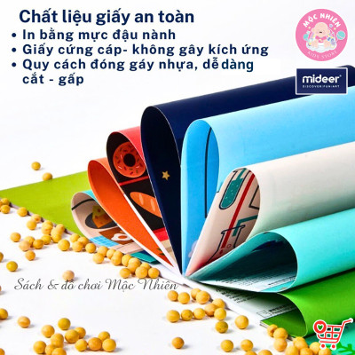 Đồ Chơi Gấp Giấy Thủ Công Origami Mideer - Cho Bé Từ 3 Tuổi Luyện Tay Khéo Léo