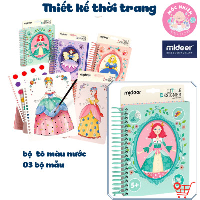 Đồ chơi Thiết Kế Thời Trang và Tô Màu Nước Công Chúa - Mideer Little Designer