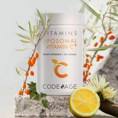 Viên Uống Vitamin C Chống Oxy Hóa, Tăng Cường Miễn Dịch Codeage Liposomal Vitamin C (180 Viên)