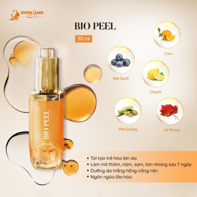 Bộ Sản Phẩm Chăm Sóc Da BIO PEEL & HYDRA SERUM Quyên Lara - Làm Mờ Các Vết Thâm, Sạm, Nám, Sáng Da