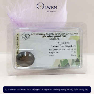 Viên đá Sapphire thiên nhiên HA-G000271