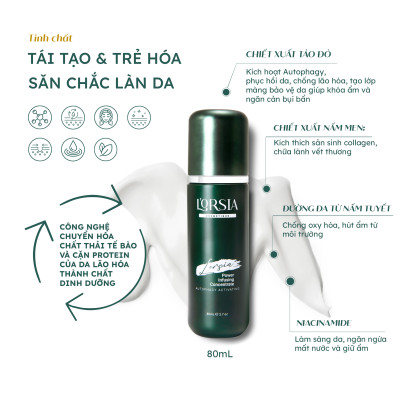 Tinh chất tái tạo, trẻ hoá và săn chắc da L’Orsia Autophagy Activating 80ml