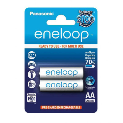 Pin sạc eneloop Panasonic 2000mAh - BK-3MCCE/2B (Hàng chính hãng)