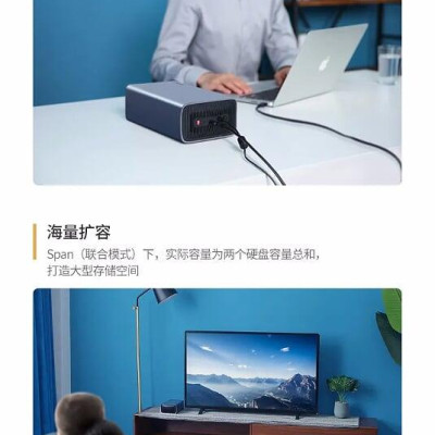 Ugreen UG60532CM249TK 3.1 usb type c box dock đựng 2 ổ cứng hỗ trợ raid - HÀNG CHÍNH HÃNG