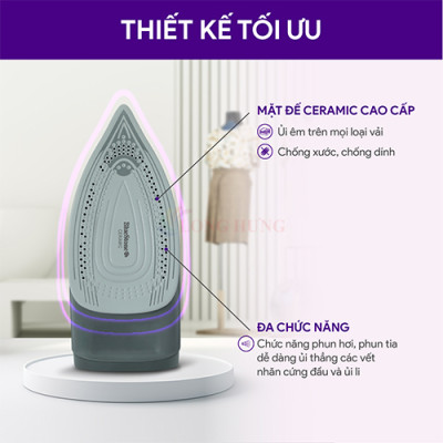 Bàn ủi hơi nước Bluestone SIB-3835 - Hàng chính hãng