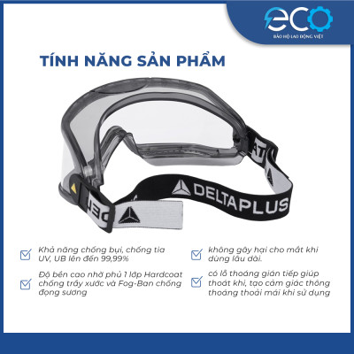 Combo Kính bảo hộ Delta Plus và găng tay chống cắt 3M cấp độ 5