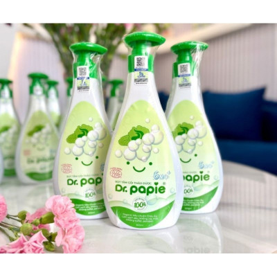 Bọt tắm gội thảo dược Dr.Papie 300ml