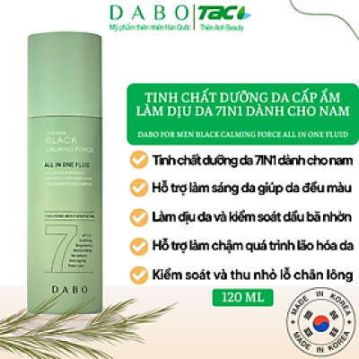 Serum tinh chất dưỡng da ALL IN ONE dành cho nam - DABO BLACK FORCE CALMING ALL IN ONE FLUID 120ml