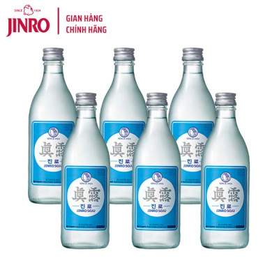[CHÍNH HÃNG] Soju Hàn Quốc JINRO IS BACK - Combo 6 chai