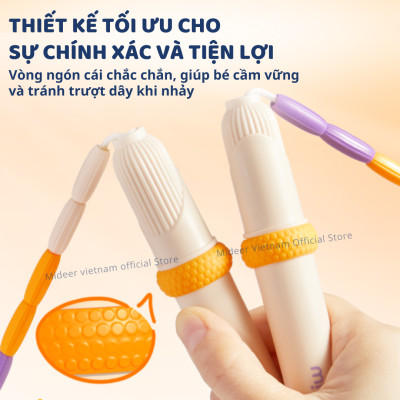 Dây nhảy thể dục chuỗi hạt  Mideer Soft Beaded Jump Rope 