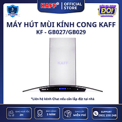 Máy hút mùi kính cong cảm ứng 900mm KAFF KF-GB029 - Hàng Chính Hãng