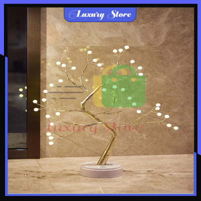 Đèn trang trí hình cây để bàn