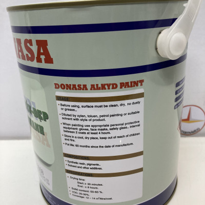 Sơn dầu Đồng Nai Donasa màu vàng 7052 3kg _ DLF 7052