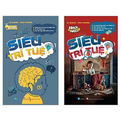 Sách - Hack Não  Siêu Trí Tuệ - Combo 2 Cuốn - Việt Thư