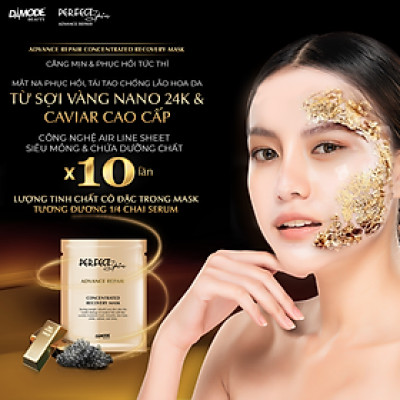 Mặt nạ tinh chất cô đặc tái sinh tế bào phục hồi da CONCENTRATED RECOVERY MASK DAMODE 8 cái dùng thử