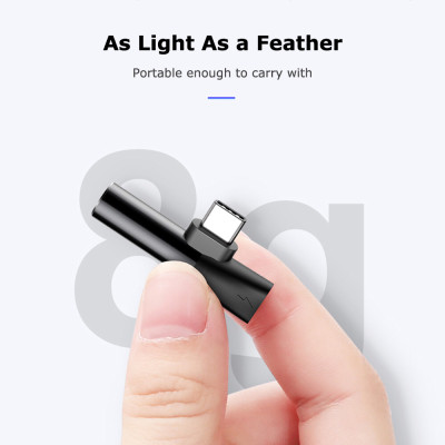 Cáp chuyển Baseus L41  Type C sang Audio 3.5mm và Type C- Hàng chính hãng