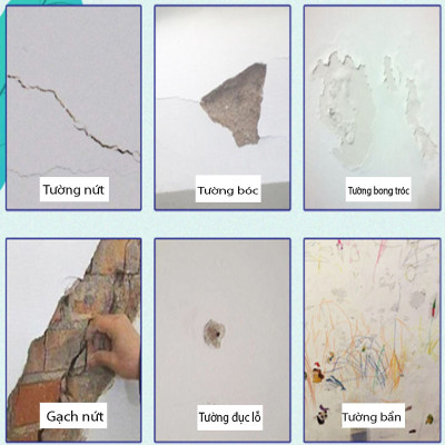 Keo Vá Trám Sửa Chữa, Xử Lý Vết Nứt Khe Hở Trên Tường Cao Cấp 