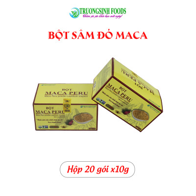 Hộp Sâm Bột Maca Peru  Đỏ - Lepidium Meyenii 