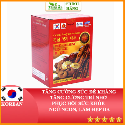 Nước Hồng Sâm Linh Chi Táo Tàu