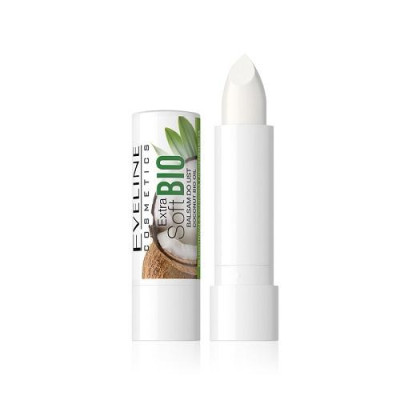 [Deal 79k] Son dưỡng Eveline Extrasoft Bio dưỡng ẩm môi hương dừa 4g