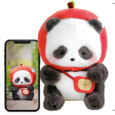 Đồ Chơi Thú Bông Panda Roll Apple Hat - 52Toys