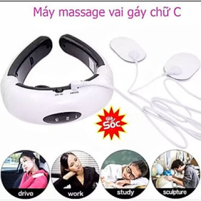 MÁY MASSAGE CỔ VAY GÁY ĐA CHỨC NĂNG GIÚP THƯ GIÃN THOẢI MÁI
