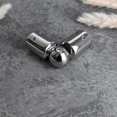 Chuyển góc đa hướng vách tắm kính inox 304 Hiwin SB-616 phi 19