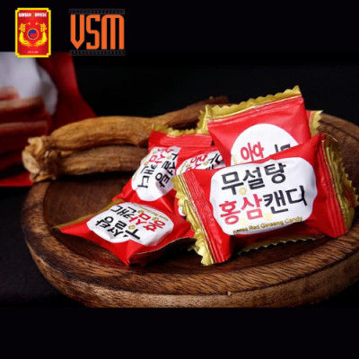 Combo 2 Kẹo Hồng Sâm Hàn Quốc Không Đường Ginseng House 500g - Giảm Mệt Mỏi & Căng Thẳng