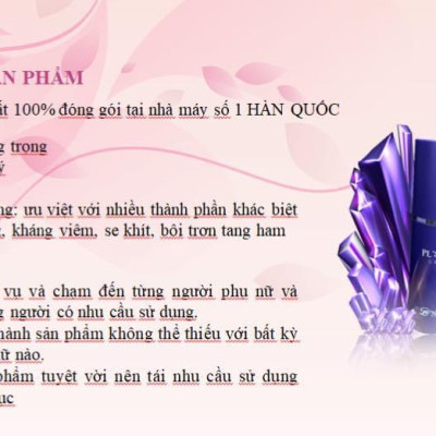 Gel chăm sóc cô bé cao cấp độc quyền PLSUR Chai 30ml