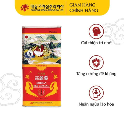 Hồng Sâm Củ Khô Hàn Quốc Premium 37,5g (2-3 củ) – Daedong