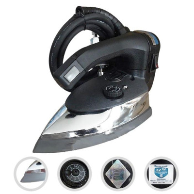 Bàn ủi hơi nước công nghiệp SilverStar EZ-300 (Đen)- Hàng nhập khẩu