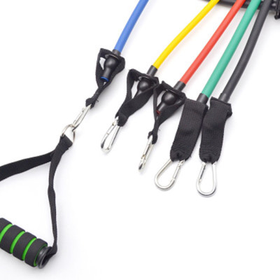 Bộ dây đàn hồi tập Gym 11 chi tiết chính hãng Rexchi