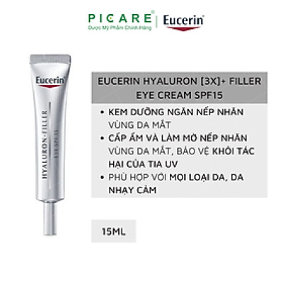 Kem Ngăn Ngừa Lão Hóa Da Vùng Mắt Eucerin Hyaluron - Filler Eye (15ml)