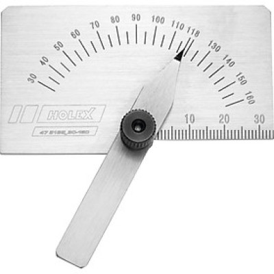 Dưỡng Đo Góc Mũi Khoan Holex Điều Chỉnh 30- 160 Độ - Hàng Chính Hãng 100% từ Đức