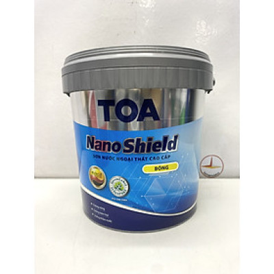 Sơn nước cao cấp Toa Nanoshield ngoại thất màu xanh 7506 _ 5L