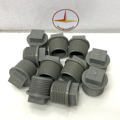 Nắp bịt ren ngoài 34 nhựa PVC Bình Minh ( 10 cái )